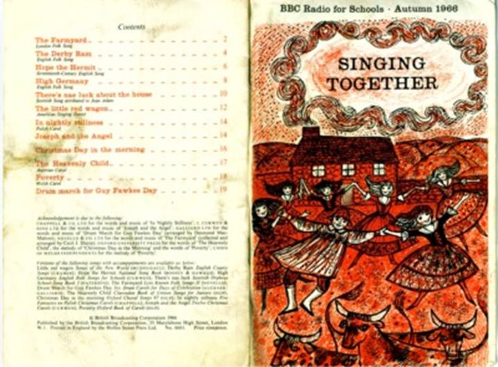 Singing Together song book