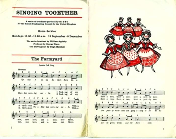singing together pages 2-3